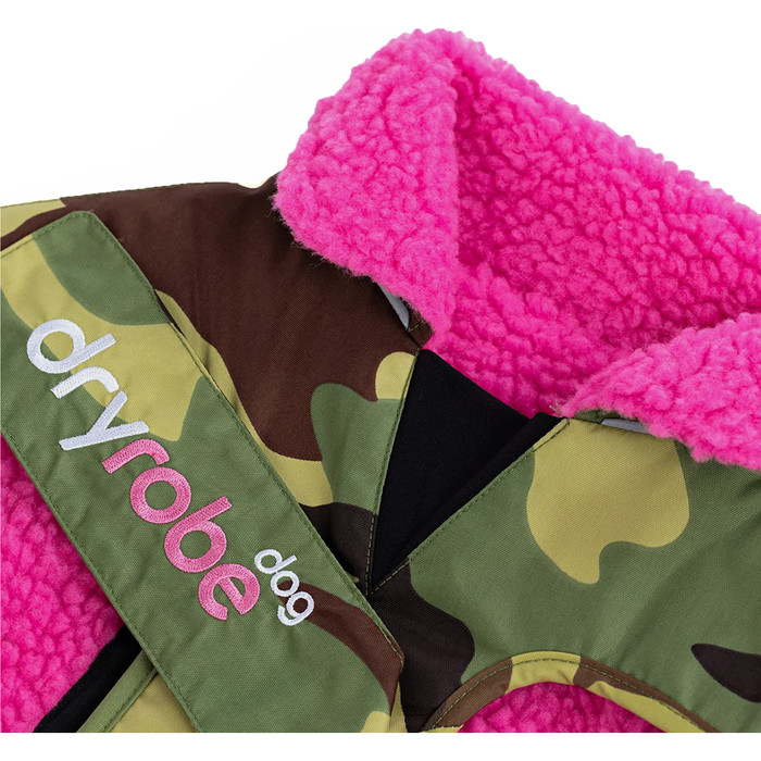 2024 Dryrobe Dog Robe V3 DRDR1 - Camo Pink